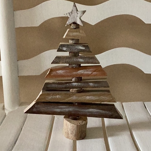 Decorative Handmade Tree Hand Crafted | Accents | Beach House Decor Handmade Distressed Wood ...
